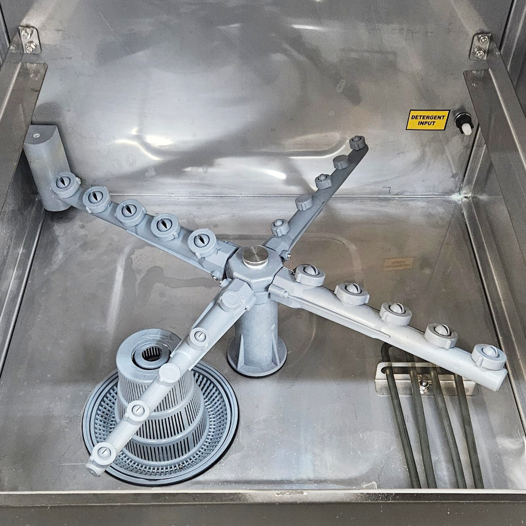 Inside a Lavaro machine: the rotating wash arms